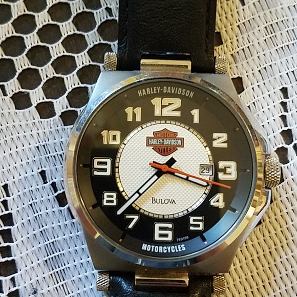 Bulova Harley Davidson Other - Harley Davidson Mens Bulova Watch